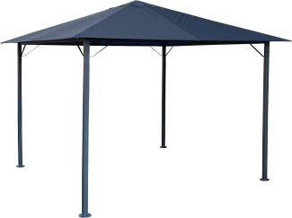 Quick Star Pavillon Nizza , BxT: 300x300 cm grau Gartenpavillon blau