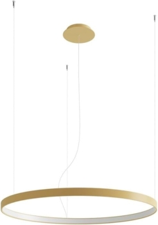 SOLLUX TH. 181 Kronleuchter RIO LED 50W Aluminium gold L:78cm B:78cm H:150cm 4000K