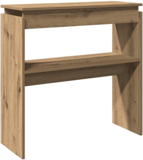 vidaXL Konsolentisch Artisan-Eiche 80x30x80 cm Holzwerkstoff 856625