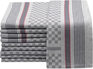 ZOLLNER Geschirrtuch, (Spar-Set, 10-tlg), 45x90 cm, 100% Baumwolle, vom Hotelwäschespezialisten