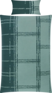 REDBEST Bettwäsche Bettwäsche, Mako-Satin, 2 teilig, Satin Streifen