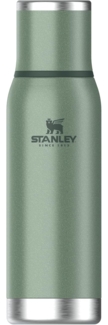Stanley Adventure To-Go Thermosflasche 0.75L - 20 Stunden Heiß - 25 Stunden Kalt - Auslaufsicher - Isolierter Deckel - Doppelwandige Vakuumisolierung - BPA Frei - Hammertone Green