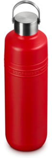 Le Creuset Trinkflasche 1L Kirschrot Edelstahl