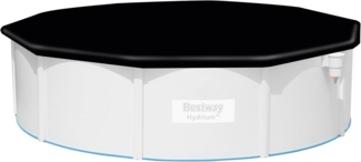 PVC-Abdeckplane Ø 493 cm, schwarz, rund