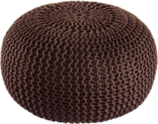 Amagohome Sitzhocker Pouf Outdoor ø 55 o. 45cm Bodenkissen Sitzpouf Hocker wetterfest pfleg