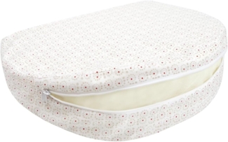 Chicco Boppy Wedge Schwangerschaftskissen, kompakt, maschinenwaschbar, Unterstützung für Bauch, Beine, Hüften und Rücken, für alle Phasen der Schwangerschaft, helle Farbe (Spiral)