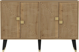 Hanah Home Ahart - Sapphire Oak, Gold