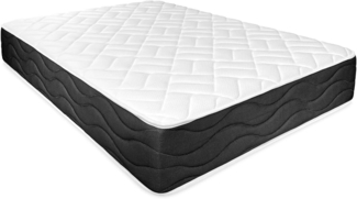 Somnia Descanso - Viskoelastische Matratze Bombay wendbar, ergonomisch, optimaler Komfort und Härte, Dicke 25 cm, milbendicht, antibakteriell und hypoallergen, 105x180 cm