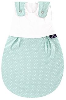 Träumeland Außenschlafsack LIEBMICH Pünktchen mint, Größe 68/74