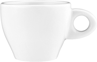 Seltmann Weiden Coffe-e-Motion Moccatasse, Mokkatasse, Espressotasse, Porzellan, Weiß, Spülmaschinenfest, 90 ml, 1718477
