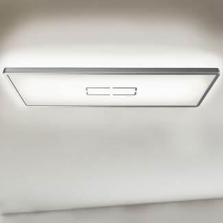 Briloner LED Panel Deckenleuchte Deckenlampe Lampe Leuchte weiß/silber flach