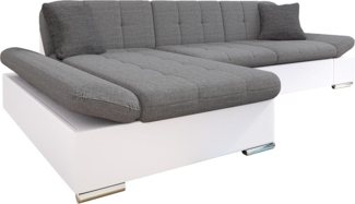 Ecksofa Malwi, Seite: Links, Farbe: Soft 017 + Lux 05 + Lux 06
