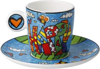 Goebel Pop Art Romero Britto Happy - Espressotasse Neuheit 2020 66452691