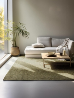 HANSE Home Teppich Jaipur Juteteppich, als Läufer und in Rund, rechteckig, Höhe: 10 mm, 100% Naturfaser, Wohnzimmer, Esszimmer, Schlafzimmer, GRS