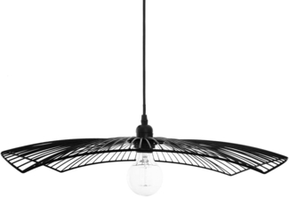 Hängeleuchte, Metall, kabelgebunden, Ockerfarben, Durchmesser 58 cm - Atmosphera