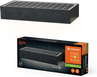 LEDVANCE Endura Style Solar Bricklume Sensor Breit Dunkelgrau