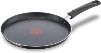 Tefal B56410 Day by Day On Crêpepfanne | 25 cm | Antihaftbeschichtung | Thermo-Signal | für alle Herdarten AUßER Induktion | Aluminium | Schwarz