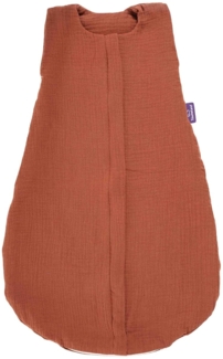 Träumeland Sommerschlafsack LIEBMICH Baumwollmusselin terrakotta Größe 80