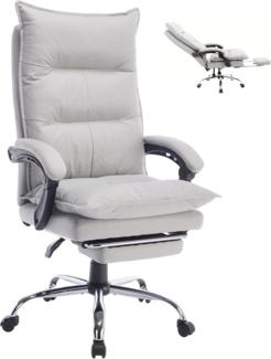 SeedWave Bürostuhl Ergonomischer Chefsessel mit Fußstütze und Verstellbare Rückenlehne, Schreibtischstuhl 150 kg Breite Sitzfläche, Bürostuhl für Homeoffice