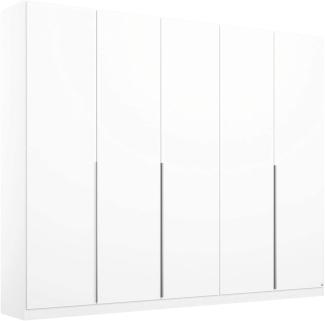 Rauch Möbel Alabama Schrank Kleiderschrank Drehtürenschrank Weiß 5-türig inklusive Zubehörpaket Premium 3 Kleiderstangen, 6 Einlegeböden, 1 Schubkasteneinsatz BxHxT 226 x 210 x 54 cm
