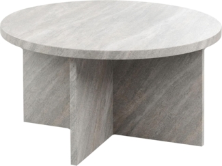 Couchtisch STANTON Steinoptik Grau