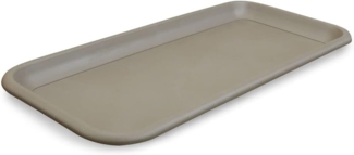 Heimwerkercenter Pflanzkübel MePla Untersetzer für Pflanzentrog47x24 cm - Taupe