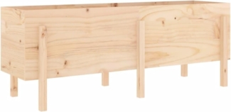 vidaXL Hochbeet 160x50x57 cm Massivholz Kiefer 825219