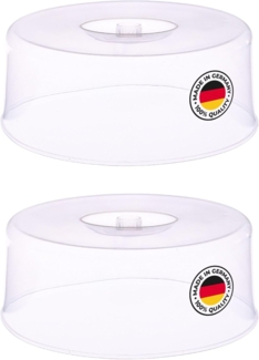 WESTMARK Tortenglocke 2 Stück, je Ø 30 cm, Mit Griff, Tortenhauben, Transparent,(Set) Made in Germany