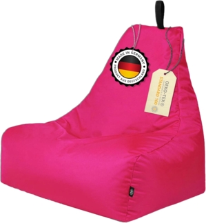 Patchhome Lounge Sessel XL Gamer Sessel Sitzsack Sessel Sitzkissen In & Outdoor geeignet fertig befüllt | XL - Pink - in 2 Größen und 25 Farben