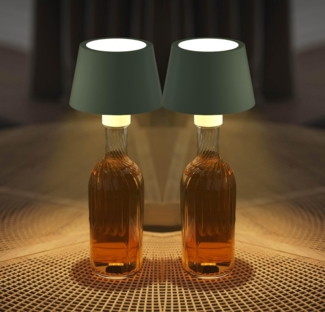 Northpoint LED Außen-Tischleuchte Flaschenlampe mit Touchsensor & Akku Dimmbar