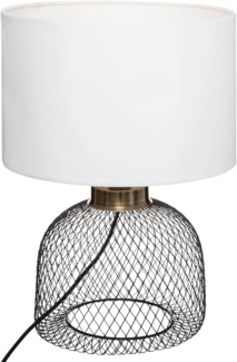 Tischlampe EMIE, mit weißem Lampenschirm