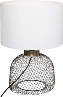 Tischlampe EMIE, mit weißem Lampenschirm