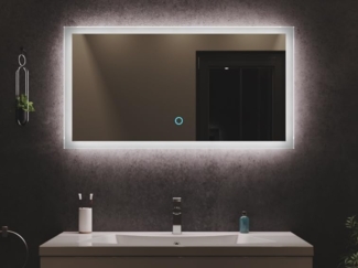 LED Spiegel 100x53 cm mit Touch Bedienung