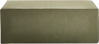 Pouf Cord dunkelgrün VINITA