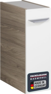 Fackelmann LUXOR Unterschrank 20 cm, Braun hell/Weiß, links