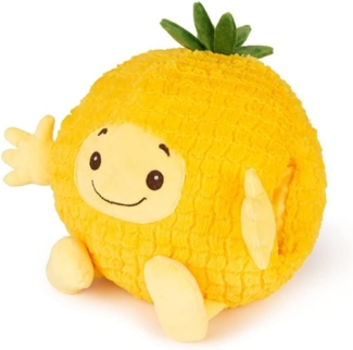 Noxxiez Kuschel-Kissen Handwärmer – Niedliches Kuscheltier für warme Hände Ananas