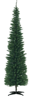 HOMCOM Künstlicher Weihnachtsbaum langlebig, sicherer Stand, wiederverwendbar, Kunsttanne, für Weihnachten Deko, Grün