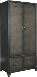 Schrank Locker - Metal Black