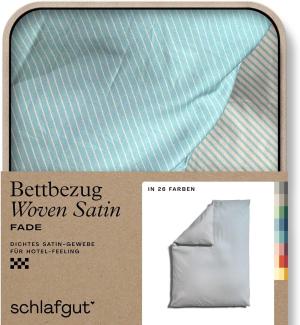 Schlafgut Woven Fade Bettwäsche|Bettbezug einzeln 135x200 cm| purple-light-blue-light