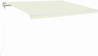 Gelenkarmmarkise Automatisch 400x350 cm Creme
