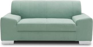 DOMO Collection Sofa Alisson, 2er Couch, 2-Sitzer, 2er Garnitur, 164 x 83 x 75 cm, Polstergarnitur in grün