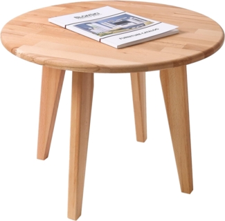 Krok Wood Couchtisch Krok Wood Runder Couchtisch Dresden aus Massivholz