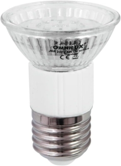 OMNILUX JDR 230V E-27 18 LED UV aktiv