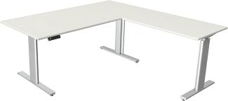 Kerkmann Sitz-/Stehtisch Move 3 BxT 200x180cm (mit Anbautisch) silber/