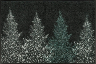 wash+dry by Kleen-Tex Fußmatte Pine Forest, rechteckig, Höhe: 7 mm, waschbar und trocknergeeignet