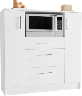 VCM Küchenmöbel Unterschrank Esilo 919419 Weiß H. 110 x B. 109 x T. 40 cm