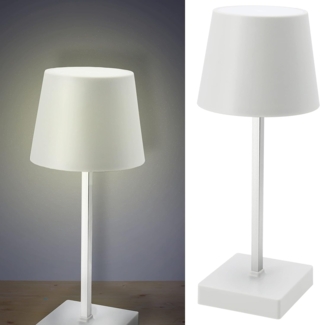 CEPEWA Tischleuchte LED Tischlampe mit Touchfunktion, Dimmfunktion, LED fest integriert, Warmweiß, Batteriebetrieben