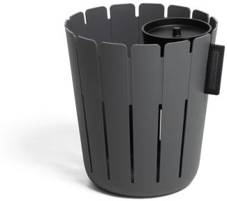 Papierkorb BASKETBIN grau schwarz