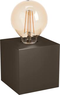 Eglo 43549 Tischleuchte PRESTWICK 2 bronze dunkel E27 1X40W L:10cm B:10cm H:10cm mit Kabelschalter
