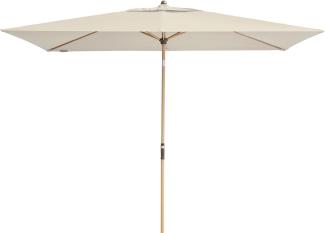 Doppler Sonnenschirm "Alu Wood 200x300", natur, 200x300 cm